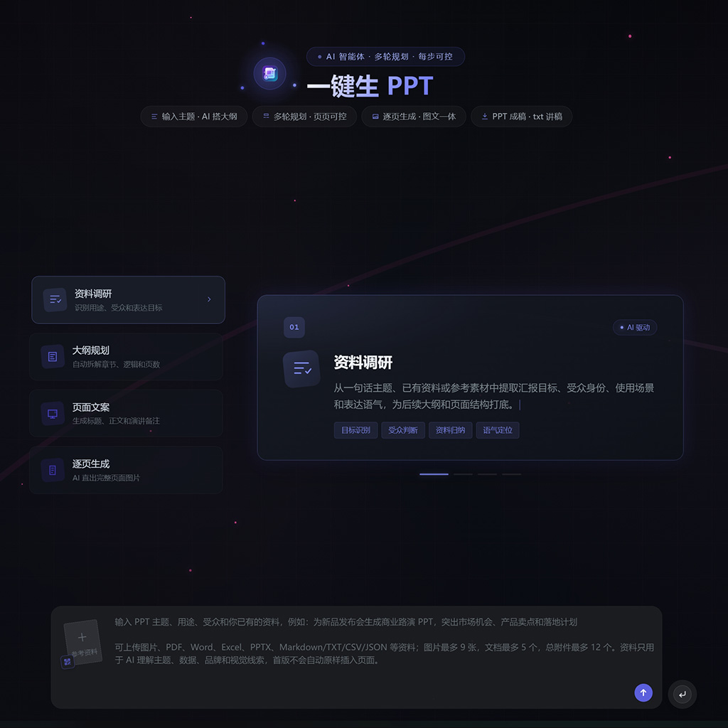 菁选灵创一键智能生PPT案例展示